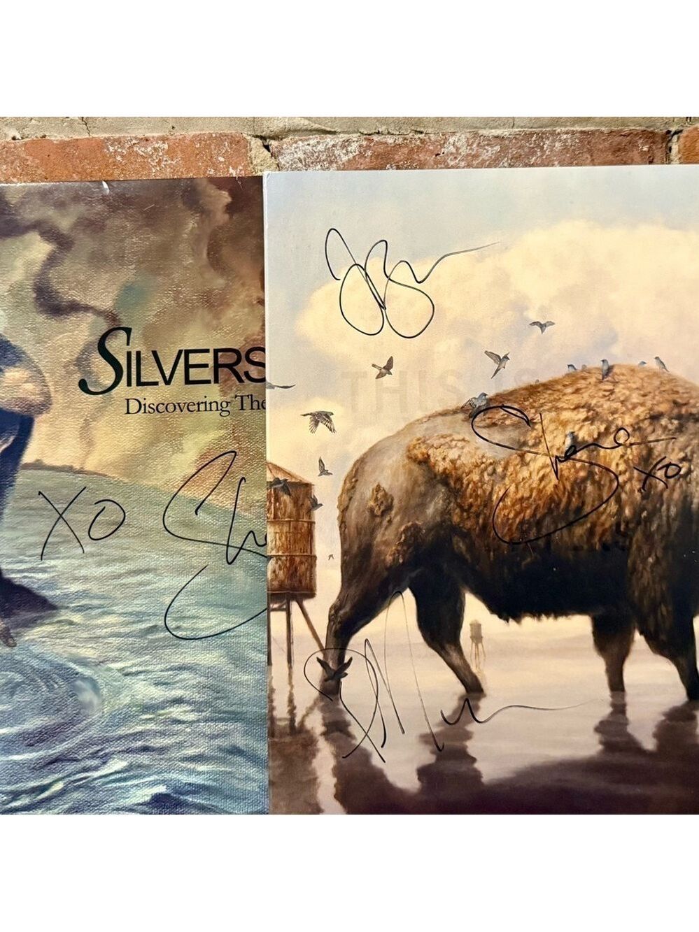 Silverstein Signed Vinyl Lot - Discovering the Waterfront, This Is How the Wind